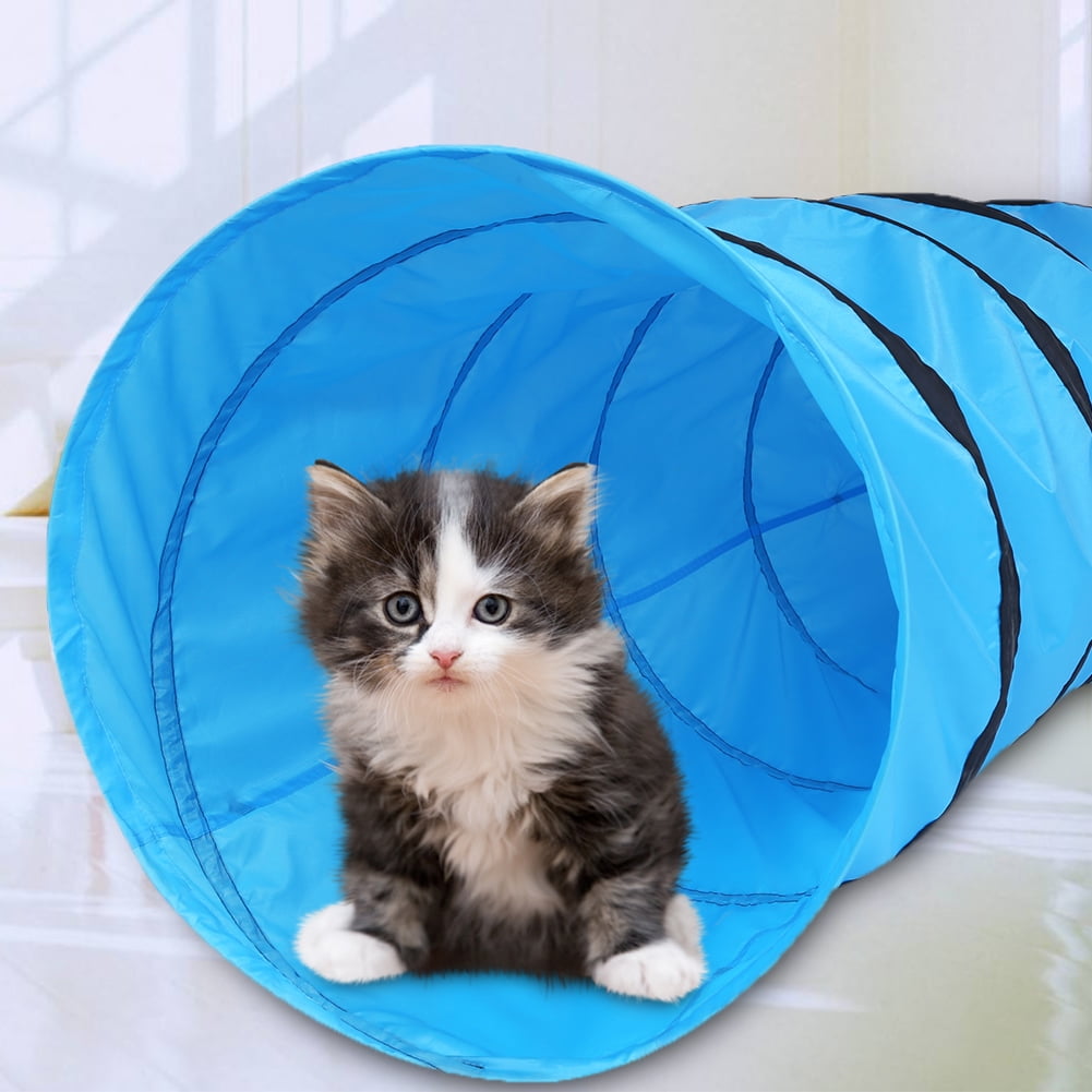 OTVIAP Portable Foldable Pet Dog Cat Play Tunnel Indoor Outdoor Puppy Interactive Toy , Dog Play
