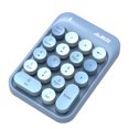 thumbnail image 2 of Ajazz AK18 2.4G Mini teclado numérico inalámbrico Laptops Teclado numérico portátil Operación silenciosa Batería de larga duración Accesorios para teclado Azul Noticed EL005324-06B, 2 of 5