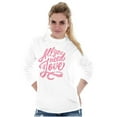thumbnail image 4 of All You Need Love Cute Romantic Quote Women's Long Sleeve T Shirt Brisco Brands X, 4 of 6
