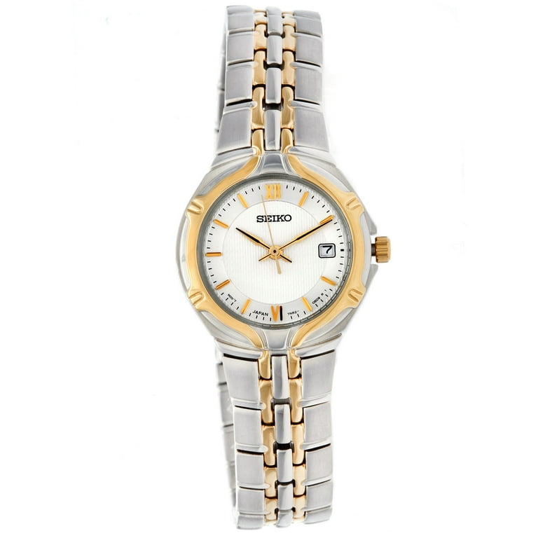 Seiko Women's SXD646 Two-Tone Stainless Steel Watch - Walmart.com