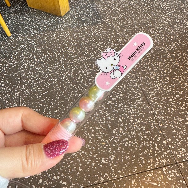 Bolígrafo de Gel KT Cat, bonito bolígrafo Neutral de Anime Sanrio de 0,5mm, suministros escolares, bolígrafo atractivo, regalo de papelería para niños