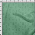 thumbnail image 4 of oneOone Georgette Viscose Sea Green Fabric Abstracts Sewing Craft Projects Fabric Prints By Yard 42 Inch Wide, 4 of 6