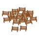 thumbnail image 4 of 20x IH57-311 Realista Banco largo Micro Escena Accesorios decorativos 1: 200 madera perfke Mini banco banco escena prop, 4 of 9