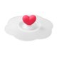 thumbnail image 1 of Tapa Silicona Respetuosa Con El Ambiente Al Y Sellada Con Forma Ciruelo Tapa Al Calor Respetuosa Con El Ambiente Con Forma Ciruelo (flor Ciruelo Transparente Pegamento Rojo Corazón Amor), 1 of 7