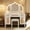 White, variant on Aukfa Luxury Makeup Vanity Set with Tri-Fold Mirror & Lights, Large Vanity Desk with 5 Drawers, Tool and Built-In Outlets,Natural