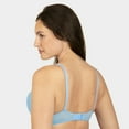 thumbnail image 3 of Smart & Sexy Women's 2-Pack Underwire Push-Up Bra in Azure Blue & Black Hue, 3 of 5