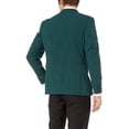 thumbnail image 3 of Adam Baker by Caravelli Men's 613148 Slim Fit Textured Top 2-Piece Tuxedo - Hunter Green - 36S, 3 of 5