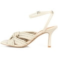 thumbnail image 2 of Journee Womens Naommi Open Toe Mid Stiletto Sandals, 2 of 9