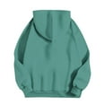 thumbnail image 3 of Winter Savings! Titcea Hoodies for Women Oversized Solid Color Long Sleeve Fleece Sweatshirt Trendy Pullover Sweaters with Pockets, 3 of 6