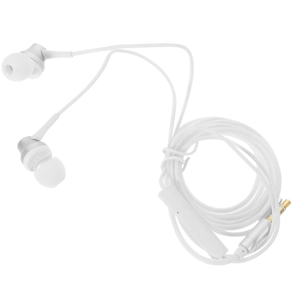 unbranded Auriculares in Ear Con Conector 35Mm Negro Para Laptop Teléfono Y Tablet Con Control De Volumen