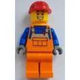 thumbnail image 1 of LEGO City: Construction Worker Minifigure with Bull Dozer, 1 of 4