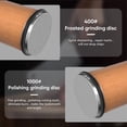 thumbnail image 5 of Rolling Knife Sharpener Kit Magnetic Angles and #1000/#400 Diamond Sharpening Stone Manual Roller Kitchen System with Finger Guard and Glove,Giftbox, 5 of 8