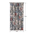 thumbnail image 5 of Pioneer Flower Floral Print Pattern Shower Curtain 36"x72" ,Bathroom Decorative Shower Curtains Set with 12 Hooks,Modern Waterproof Washable Shower Curtain, 5 of 6