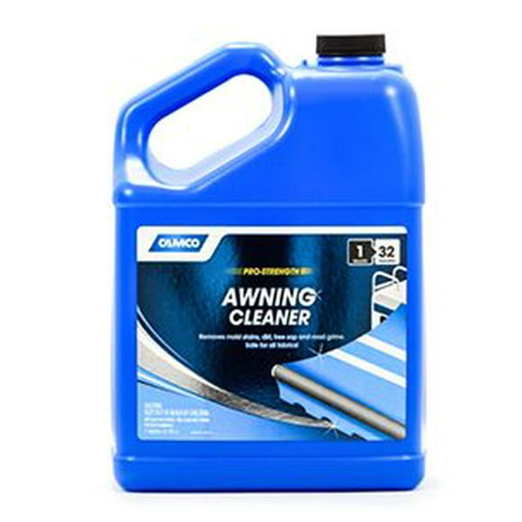 Camco 41028 Awning Cleaner Use To Remove Mold/ Mildew/ Dirt and Grime From All Fabrics; 1 Gallon; Single; With English Language Packaging