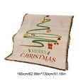 thumbnail image 5 of Christmas Tapestry Throw Blanket, Multipurpose Holiday Decor for Sofa Couch Bed, Reversible Gift Carpet for Home Office Nap(H), 5 of 6