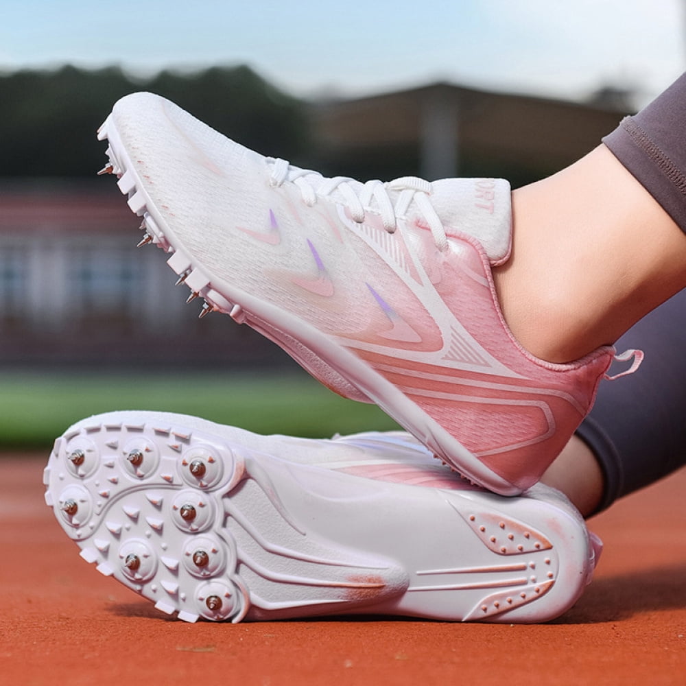 ChiVerve Track and Field Shoes for Men Women 8 Spikes Boys and Girls Kids Running Racing Shoes