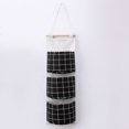 thumbnail image 2 of Rangement Textile pour Vêtements de Maison, Rangement Textile de Maison 1 Sac de Rangement (Noir-Taille Unique), 2 of 8