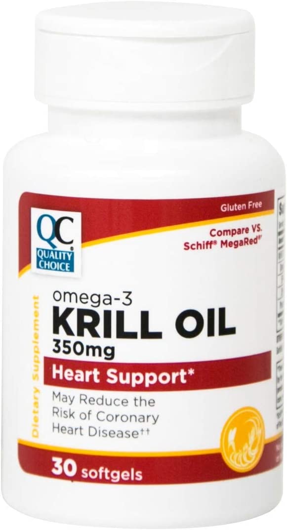 Krill Oil 350 mg + 9o mg Omega3 Softgels 30 ct