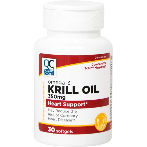 Krill Oil 350 mg + 9o mg Omega3 Softgels 30 ct