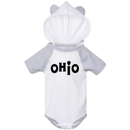 

Inktastic Ohio Hearts Gift Baby Boy or Baby Girl Bodysuit