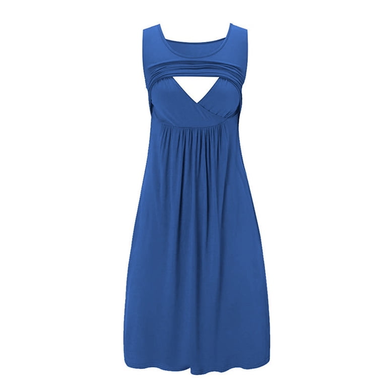 best postpartum formal dress Nadia Labor & Postpartum Gown in Midnight Blue Midnight Blue / Standard
