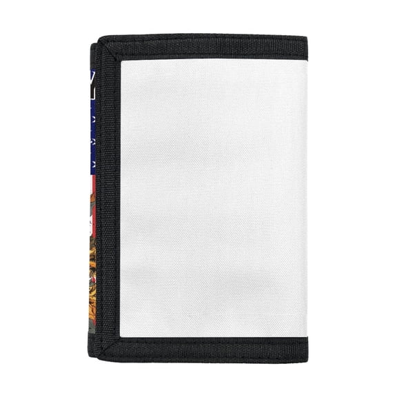 Chririnla Polyester Trifold Card Wallet, Thin Foldable Kids Wallet for Toddlers and Children for Daily Sports and School Use
