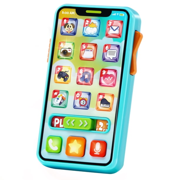 Teléfono de juguete JOYIN Baby de 6 a 12 meses con 4 modos de juego y música