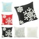thumbnail image 3 of Crewel Snowflake Patterns Algodón Transpirable Funda de almohada suave Funda de almohada decorativa navideña sidaley JJ15966-04, 3 of 7