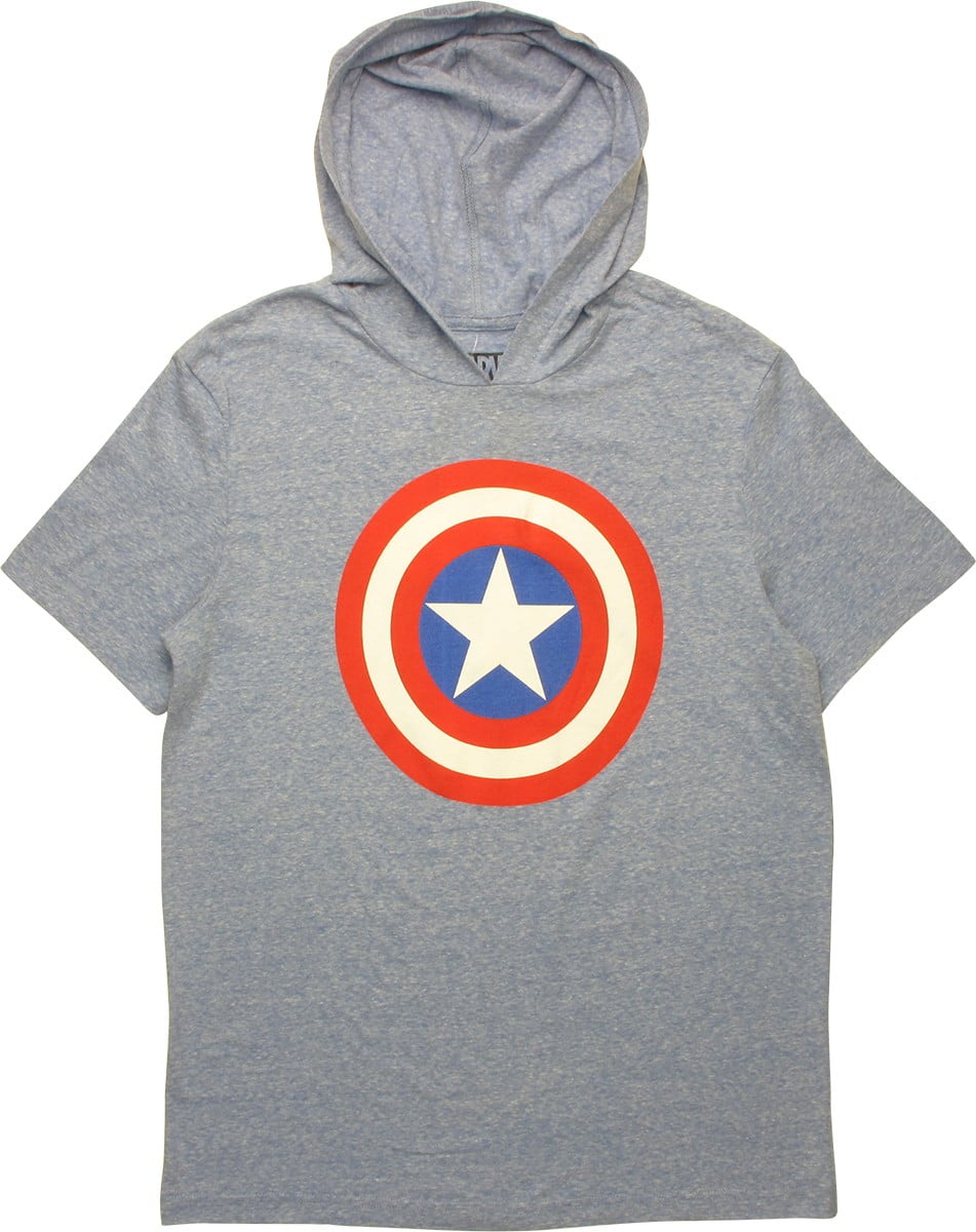 captain america hooded t shirt