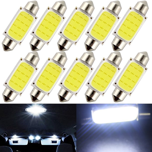 41mm 31mm 36mm 39mm COB Festoon LED 1.5W 12-SMD Interior DC12V Coche Bombillas Lámpara De Lectura