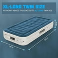 thumbnail image 2 of Matelas Gonflable Simple avec Pompe Intégrée, Gonflage/dégonflage Rapide et Facile, Matelas Pliable avec Sac de Rangement, Lit Gonflable pour Maison, Camping et Invités, 2 of 8