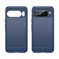 thumbnail image 4 of PANDACO Navy Brushed Metal Case for Google Pixel 10 Pro, 4 of 5