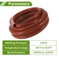 thumbnail image 6 of Unique Bargains 20Ft 13/16" 20mm ID 3.5mm Thickness Silicone Vacuum Hose for Air and Water Red, 6 of 6