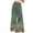 Green, variant on YUANGUANST Women's Wide Leg Pants Womens Wide Leg Palazzo Pants Boho Floral 2025 Summer Beach Culottes Flowy Casual Trousers For Vacation Office Slacks
