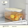 thumbnail image 1 of 5L Cream White Refrigerator Water Dispenser with Tap - Versatile Drink Container for Lemonade, Cola & Fruit Tea, Modern Sleek Design for Home/Office Use, Easy to Clean & Customizable for Promotional, 1 of 6