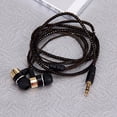 thumbnail image 3 of Gwong Electrónica Auriculares de metal de auriculares de auriculares con cable de auricular de auriculares de graves estéreo para PC del teléfono, 3 of 7