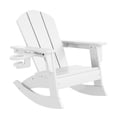 thumbnail image 6 of WestinTrends Malibu 3-Piece Kids Rocking Chair With Cup Holder and Square Side Table Set, White, 6 of 14