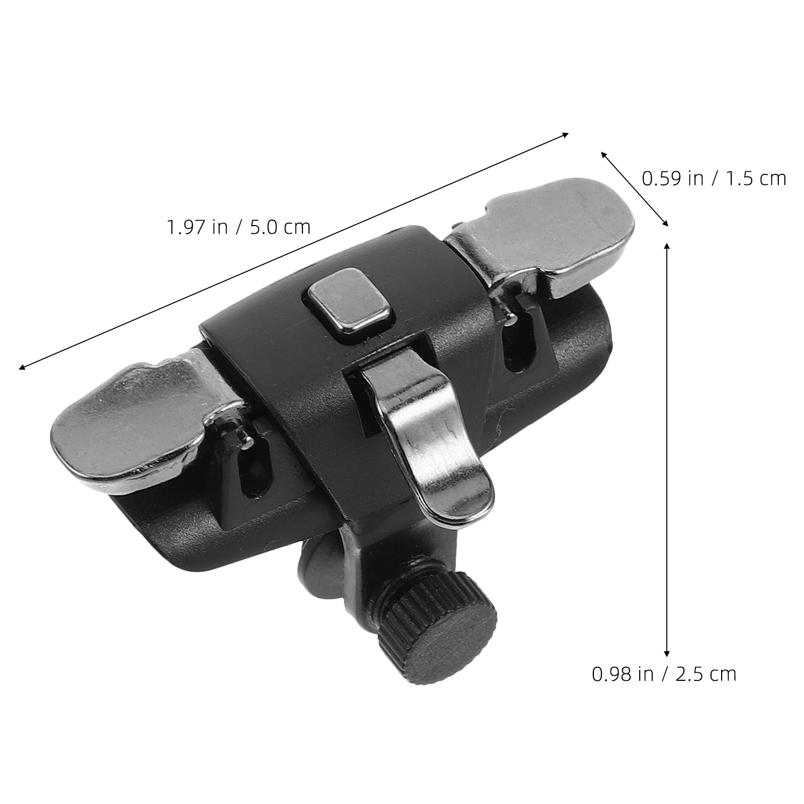 Luxshiny 2Pcs Controlador de Gamepad Portátil para Juegos Móviles con Diseño Ergonómico y Compatibilidad Universal Negro 7