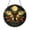 Acrylic 3.5 Inch, variant on Decorative Moth Faux Stained Glass Window Hanging