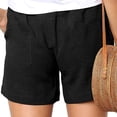 thumbnail image 3 of DPTALR Womens Plus Size Drawstring Casual Elastic Waist Pocket Loose Solid Shorts Pants, 3 of 7