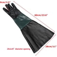 thumbnail image 2 of 23.6" Rubber Sandblast Cabinet Gloves,Sandblasting Sand Blaster Gloves for Sandblaster Blast Abrasive Cabinet, 2 of 9
