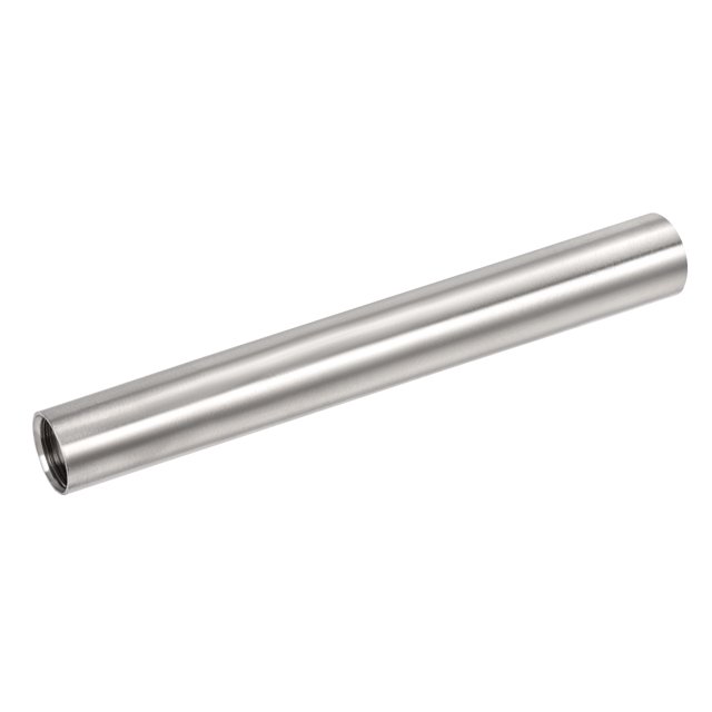 Unique Bargains Raccord de Raccordement Droit de Tuyau en Acier Inoxydable de 200 Mm de Filetage Femelle G1/2