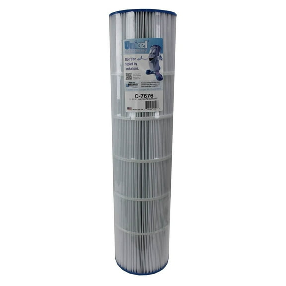 Unicel C-7676 Replacement 75 SqFt Pool Hot Tub Filter Cartridge, 108 Pleats