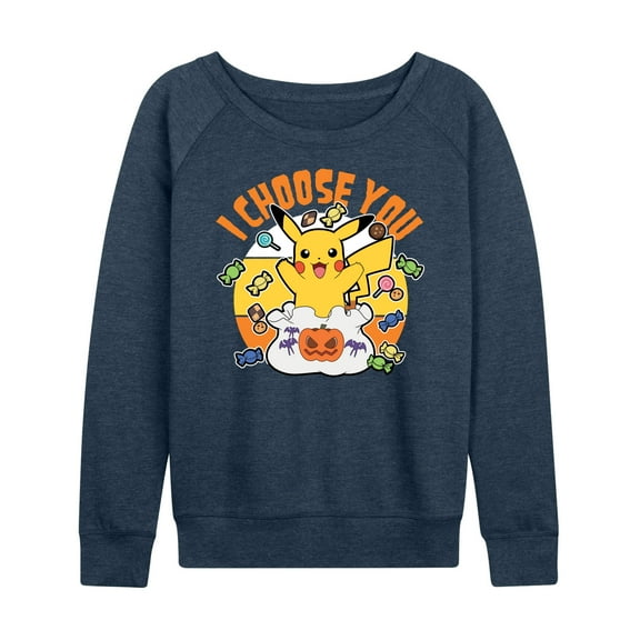 Pokémon - Candy I Choose You - Women's Lightweight French Terry Long Sleeve Shirt