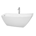 thumbnail image 7 of Wyndham Collection Wcbtk153367atp11 Antigua 67" Freestanding Soaking Tub - White, 7 of 7