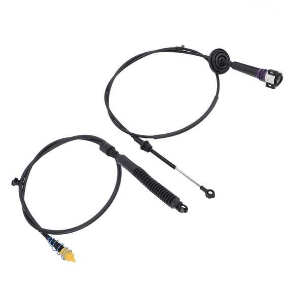 Yajisi 2Pcs Automatic Transmission Shifter Cable 12477640 Stable Performance Auto Trans Gear Shift Cable Replacement for Chevy Silverado GMC Sierra 1500 2500 3500, 16.54 inches / 42 cm Length