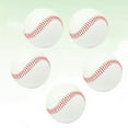 thumbnail image 1 of YSNOOWE 5 Pcs Practice Baseballs White for Game Baseballs for Beginners, 1 of 8