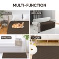thumbnail image 4 of UPONRAY Double Protection 100% Waterproof Sofa Covers for Living Room, Couch Covers for 3 Cushion Couch Sofa, Reversible Furniture Protector Sofa Cover for Dogs, Pets, Kids (Sofa, Deep Coffee), 4 of 6