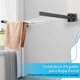 thumbnail image 2 of Tendedero Plegable para Ropa Pared con 40 Clips y Cuerda de 20M Ajustable Tendedero Abatible para Exterior e Interior Estante de Secado Pared para Colgar Ropa en Balcón Baño Jardín 4 Líneas, 2 of 7