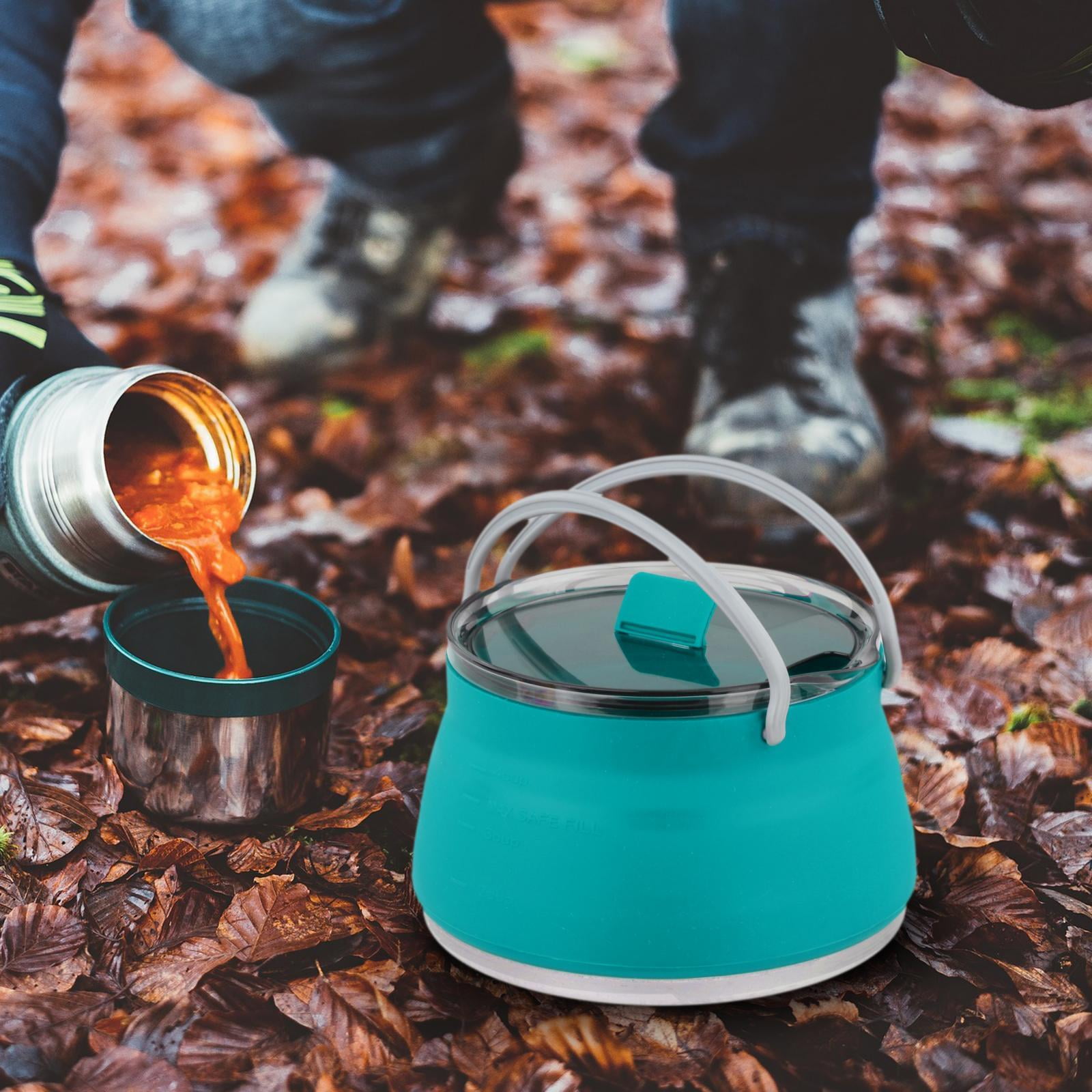 Camp Kettle Folding BBQ Grill Heat Resistant Stainless Steel